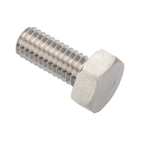 Ampg A4, M6-1.00 Hex Head Cap Screw, Plain Stainless Steel, 15 mm L ZS616M6X14