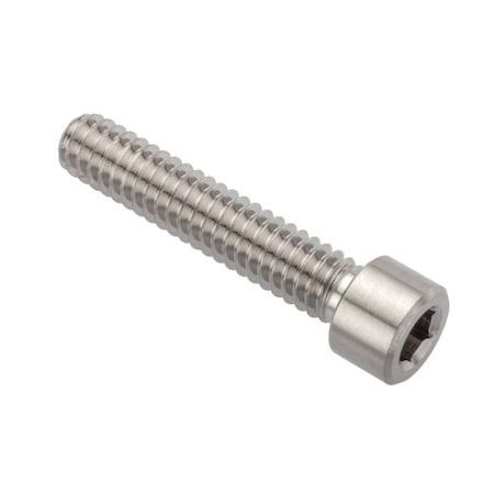 Ampg 1/4"-20 Socket Head Cap Screw, Socket, Plain Stainless Steel, 1-1/2 in Length ZS74414C24