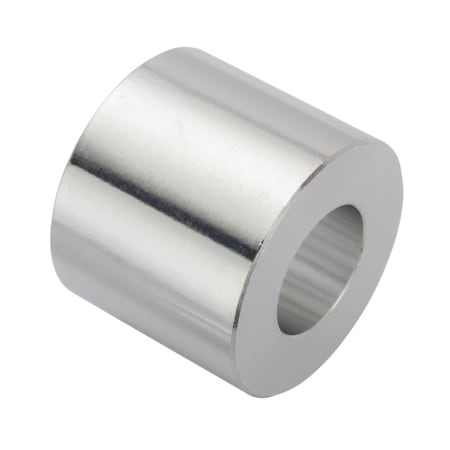 Ampg Spacer, 3/4 Screw Size, Plain Aluminum, 1-1/4 Overall Lg, 3/4 in Inside Dia ZSU1121250-750-ALU
