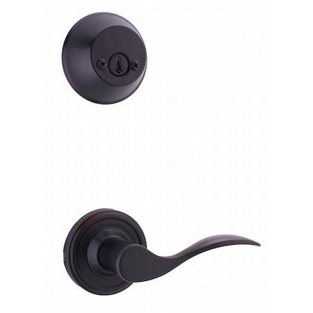 Weslock LH Bordeau Interior DBL CYL Handleset Trim ORB L2109--U1SL2D