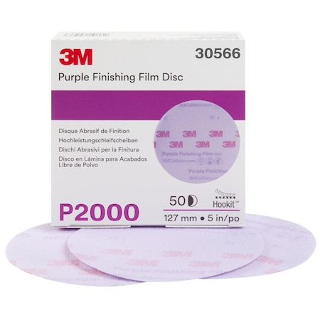 3M HookitPrplFinishingFilmDsc 30566 5, PK200 30566