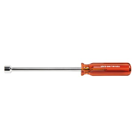 Klein Tools 7/16-Inch Nut Driver, 6-Inch Hollow Shaft S146