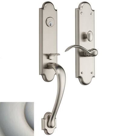 Baldwin Entry Handlesets Lifetime Satin Nickel M512.056.LENT