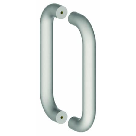 Hager Satin Chrome Push / Pull 14H26D 034117