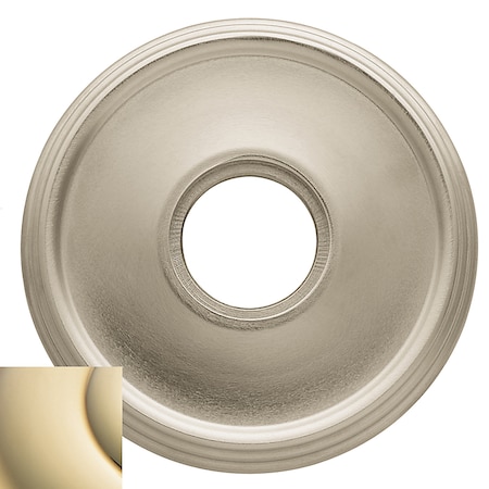 Baldwin Passage Pair Rosettes Lifetime Brass 5078.003