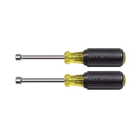 Klein Tools Nut Driver Set, Magnetic Nut Drivers, 3-Inch Shafts, 2-Piece 630M