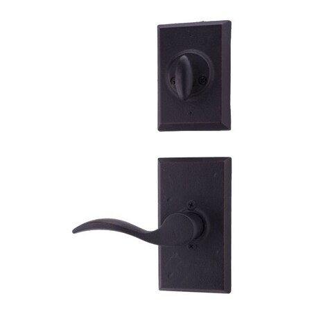 Weslock RH Carlow Interior Dummy Handleset Trim Aspen ORB R7805--H1SL20