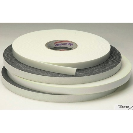 3M Dbl Sided FoamTape, 3/8"x150ft, Blck, PK53 VG716B-FC523