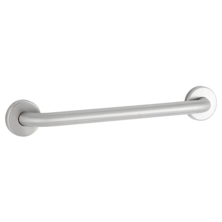 Bobrick Straight Straight Grab Bar, 1-1/4" dia., 21-1/8" L, Stainless Steel, Satin 5806X18