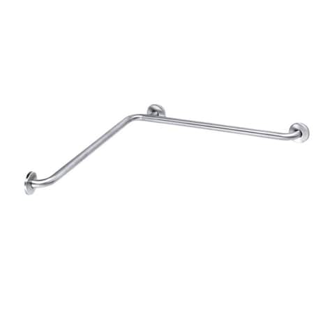 Bobrick Concealed B5837 Satin Stainless Steel Grab Bar, 36" L, 304 Stainless Steel, Satin Stainless Steel B5837