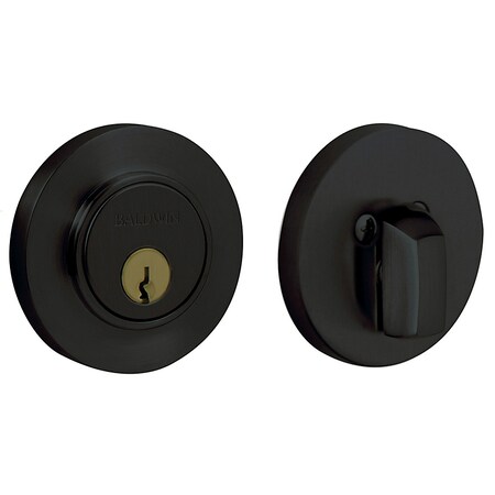 Baldwin Estate Satin Black Deadbolts 8244.190