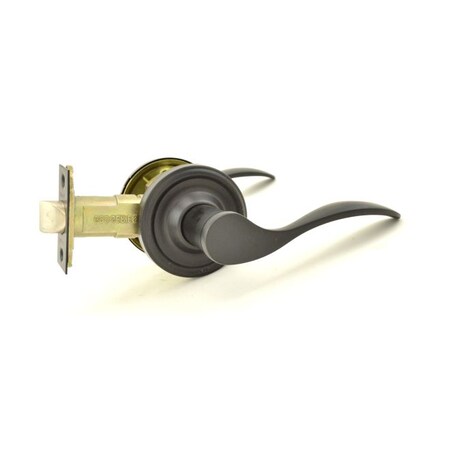 Weslock Right Hand Bordeau Privacy Lock ADJ Latch and Full Lip Strike Black R0610U2U2SL20