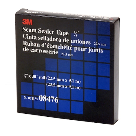 3M Seam Sealer, Tape, 7/8"x 30ft., PK12 08476