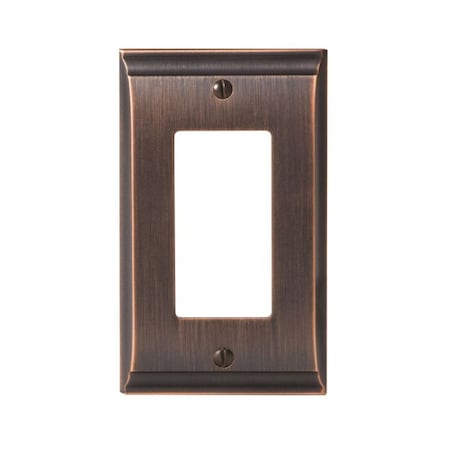 Amerock Candler 1 Rocker Wall Plates, Number of Gangs: 1 Zinc, Oil Rubbed Bronze Finish BP36504ORB