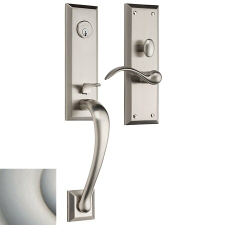 Baldwin Entry Handlesets Lifetime Satin Nickel M502.056.LENT