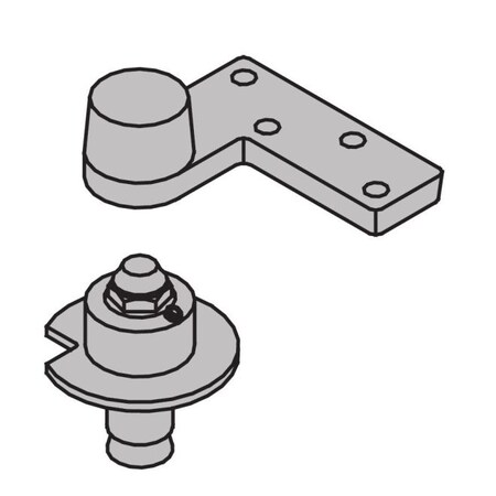 Ives Bright Stainless Steel Pivot 7222BTM32LH 7222BTM32LH