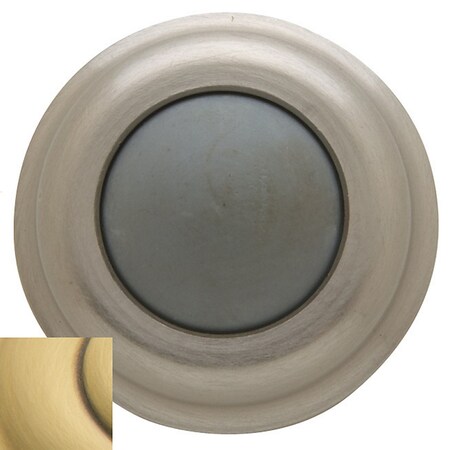 Baldwin Estate Satin Brass with Brown Door Stop 4015.060