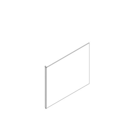 Robern Cart Side Kit Single, H30, D18, Satin White VM1SKH4D18-19