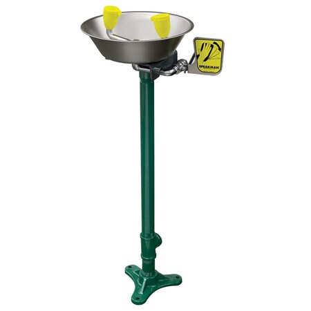 Speakman Pedestal Mounted Eyewash Station Stainless Steel SE-584