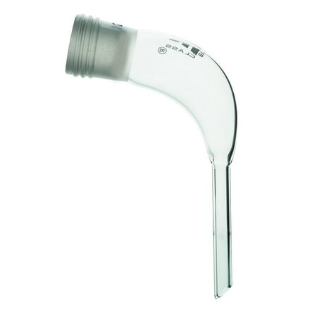 Adapter Receiver, Socket Size 14/23, Screw Thread, 4" Long, Borosilicate Glass - Eisco Labs