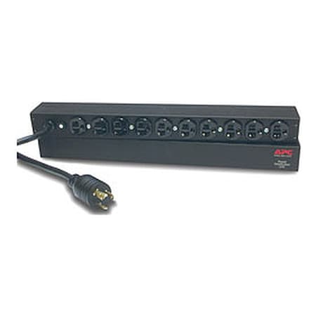 Apc Power Strip, Surge, 5-20R, L5-20P, 12 ft., Black AP9564