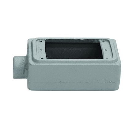 Appleton Electric 1 -Gang Horizontal or Vertical Weatherproof Cover, 2-13/16" W FSK-1B-CA