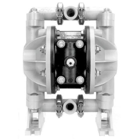 Aro Diaphragm Pump, Pvdf/Pvdf/Ptfe/Ptfe, 9.5 666057-444