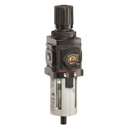 Aro 1/4" Npt Filter-Regulator, 1500 Series P39223-600