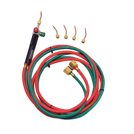 Ameriflame ArTorch w/6Ft B-Hose, Sz.3-7 Curv Tips ART1001LP