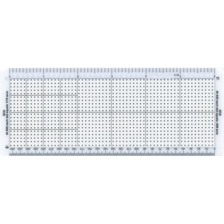 Westcott Rulers, 6 3/8 in Area Scale A-29