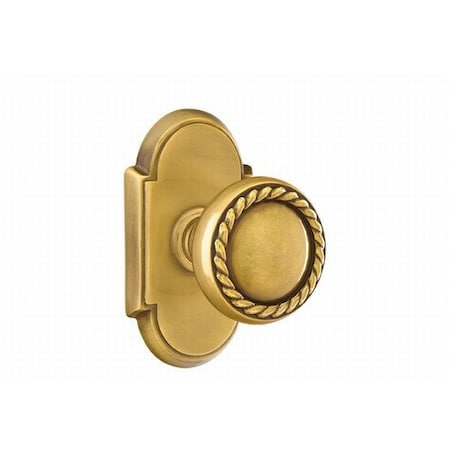 Emtek French Antique Brass Passage 8108RKUS7 8108RKUS7