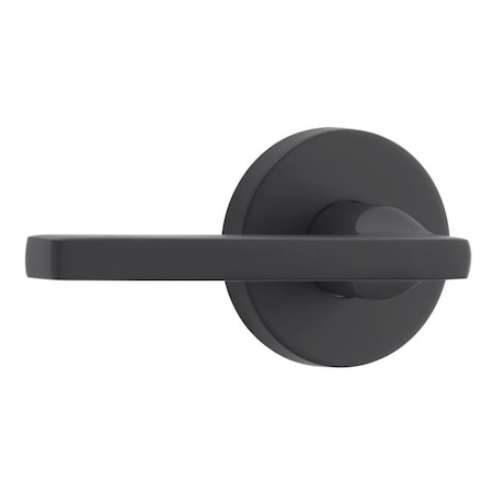 Baldwin Reserve Satin Black Door Levers PVSQUCRR190