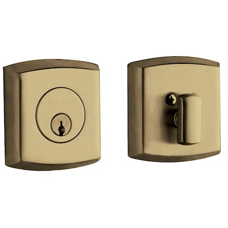Baldwin Estate Antique Brass Deadbolts 8285.050