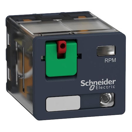 Schneider Electric Power plug-in relay, 15 A, 3 CO, with LE, 24V AC Coil Volts, 3 C/O RPM32B7