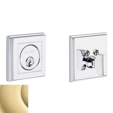 Baldwin Estate Unlacquered Brass Deadbolts 8260.031