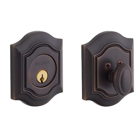 Baldwin Estate Venetian Bronze Deadbolts 8237.112