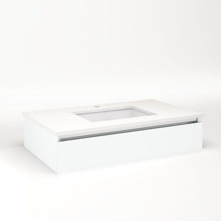 Robern Cartesian, 36X7.5X21, Mat Wht, Tip VM36H1D21T26N