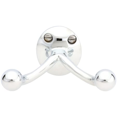 Emtek Bright Chrome Hook, 2607US26 2607US26