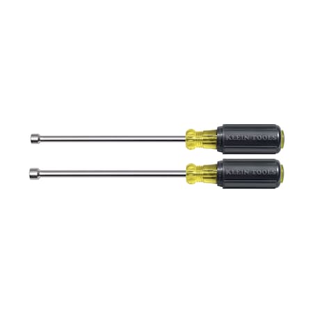 Klein Tools Nut Driver Set, Magnetic Nut Drivers, 6-Inch Shafts, 2-Piece 646M