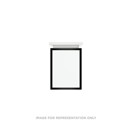 Robern Profiles, 12X15X18, Ful, M Wht, M Blk VP12H2D18F26N83
