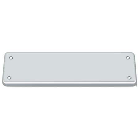 Deltana Bright Chrome Cover Plate DASHCPU26