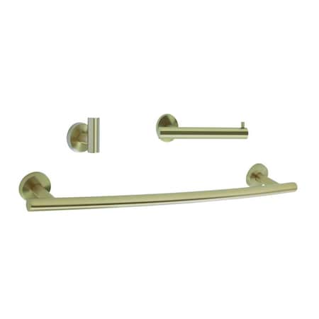 Amerock Bathroom Kit TBAR Robe Hook Golden Champagne ARRONDIBBZ12