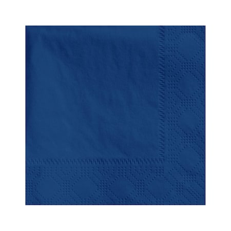 Hoffmaster 4.75" Regal Embossed Navy Beverage Napkins, PK250 180322