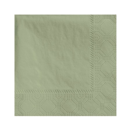 Hoffmaster 4.75" Regal Embossed Sage Beverage Napkins, PK250 180346