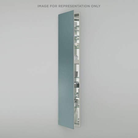 Robern M Series Cabinet, M Ser, 16X70, D4, Lh Ocean Blue MC1670D423L