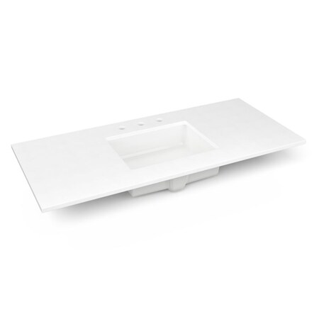 Robern Vf Top, Three-Hole Quartz White, 49"X22" TF49UCO92-8