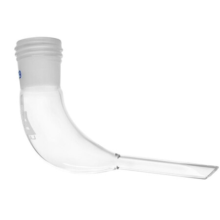 Adapter Receiver - Screw Thread - 4" (100mm) Long - 24/29 Joint - Borosilicate Glass - Eisco Labs