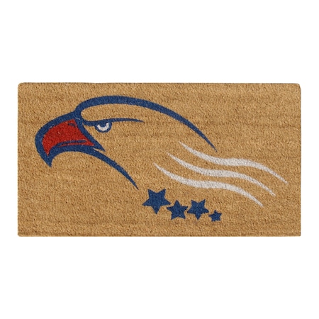 Rubber-Cal "Built on Courage" - An American Doormat - 18" x 30" 10-102-027