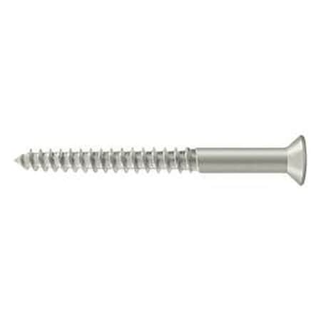 Deltana #12, Wood Screw, Nickel Steel SCWB1225U15.BG