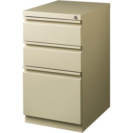 Lorell 15" W Lorell Mobile Pedestal, Putty LLR49520